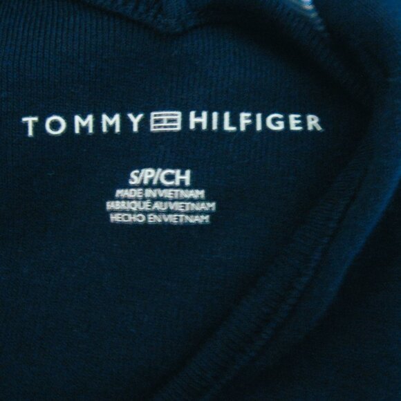 TOMMY HILFINGER-Girls Tank Top Size S/P-Blue With-Bows On Shoulders 100% Cotton - Picture 3 of 6